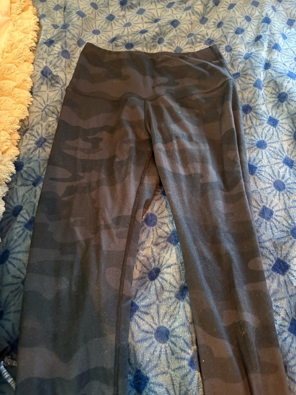 Black Camo High-Waist Leggings